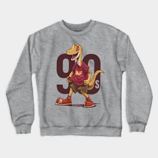 90s dinosaur! | Jurassic Smiles Crewneck Sweatshirt